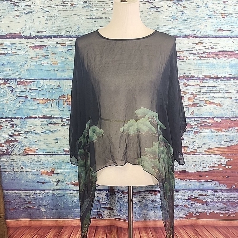 Cocoon House 💯silk top